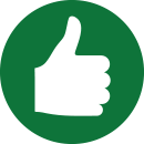 green positive