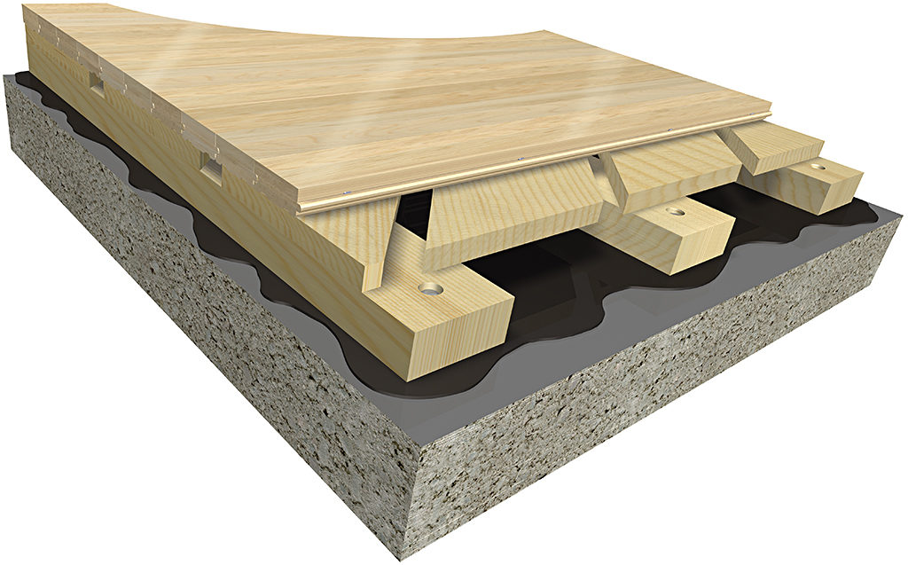 Action Fixed-Wood Sleeper Floor System