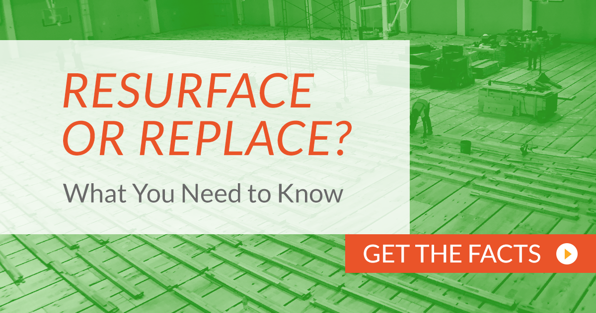 replace repair sports floors
