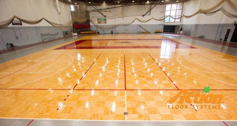 winter sports floor protection