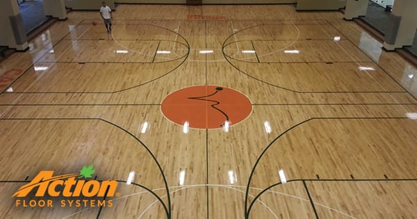 floating gym floor system