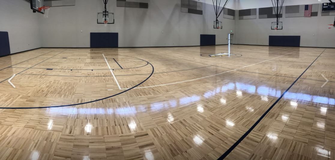 gym baskketball court flooring