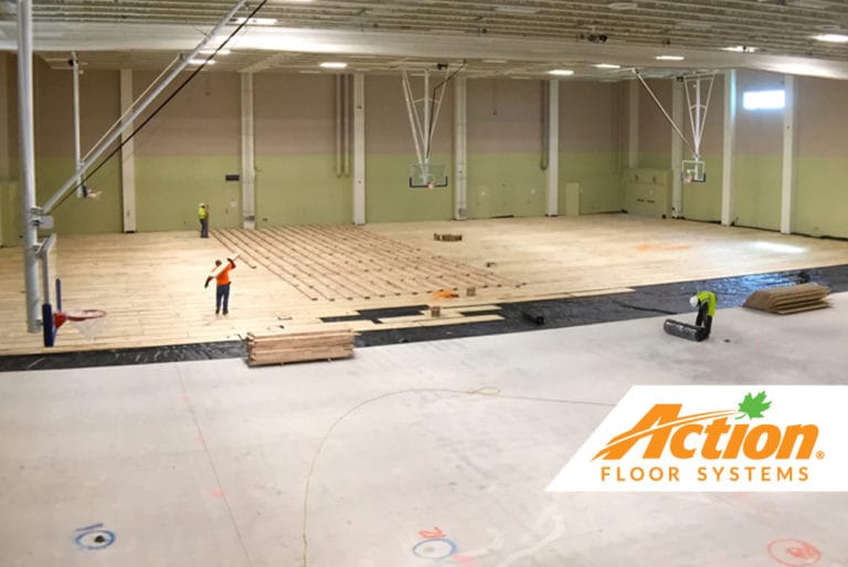 Preparing for Hardwood Sports Floor Install Action Floors