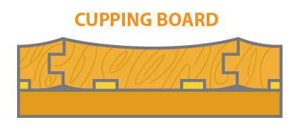 cupping board flooring