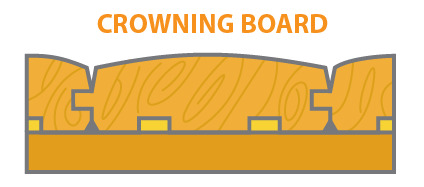 cupping crowning board floor