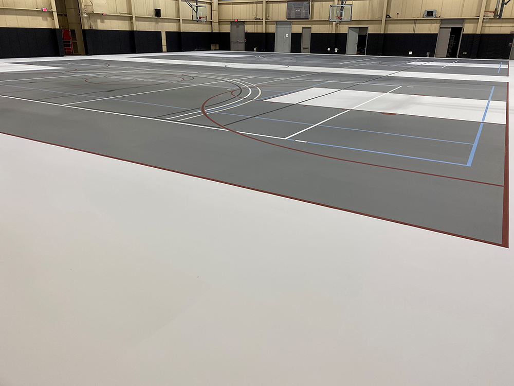 synthetic court at Ramapo College