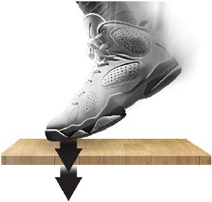 gym floor impact graphic